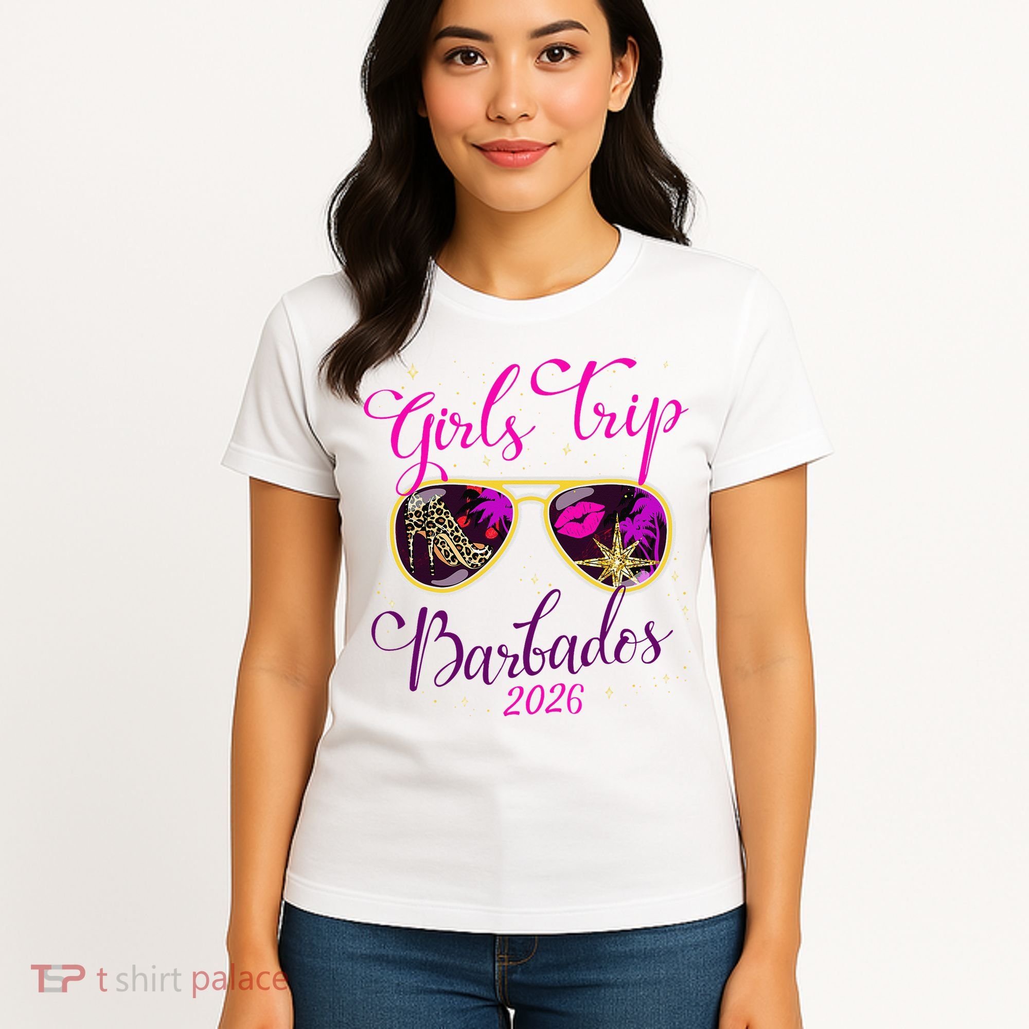Trip Barbados 2026 Weekend Vacation Birthday Squad Women's T-Shirt