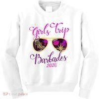 Trip Barbados 2026 Weekend Vacation Birthday Squad Kids Sweatshirt thumb 0