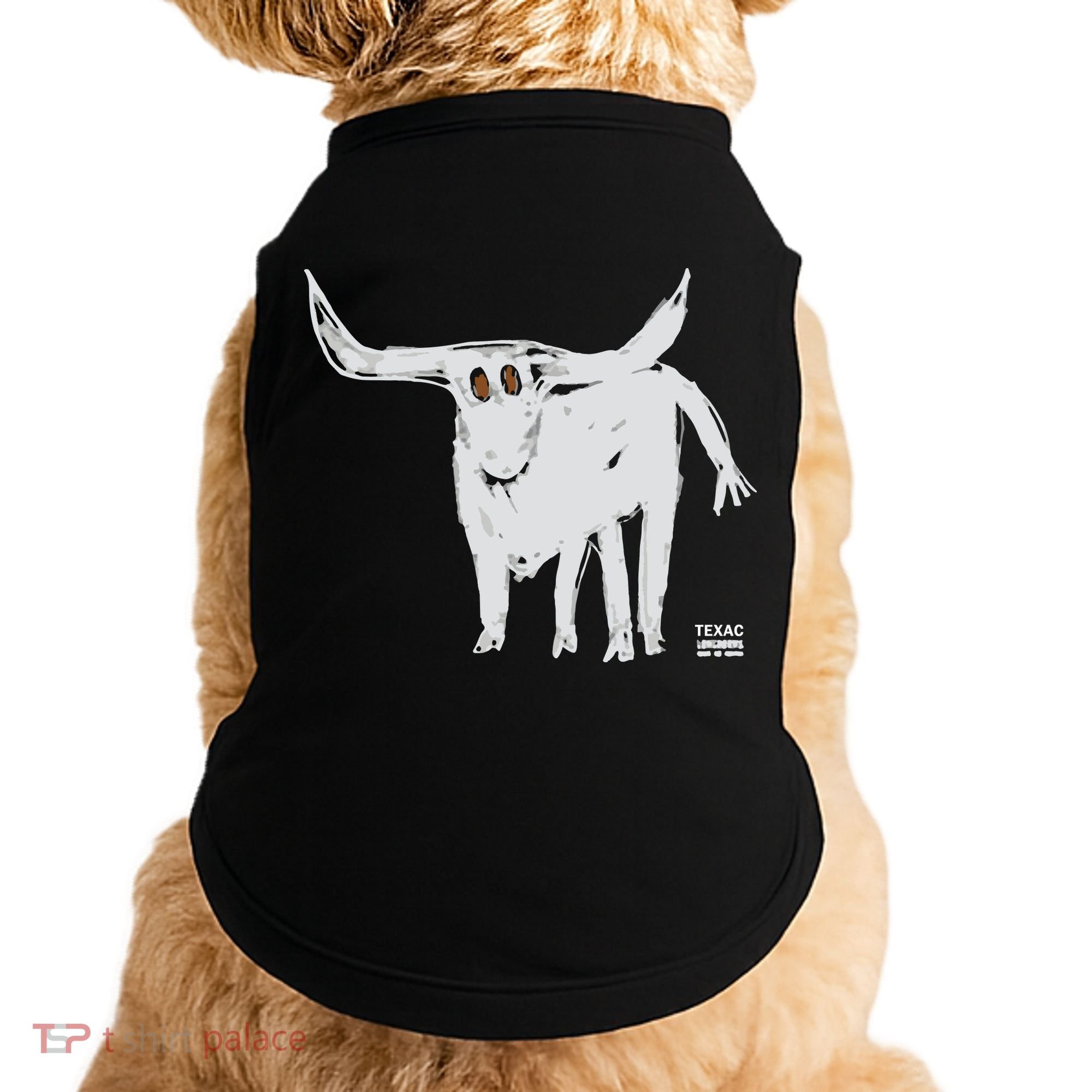 Texas Blue 84 For All The Horns Doggie Tank