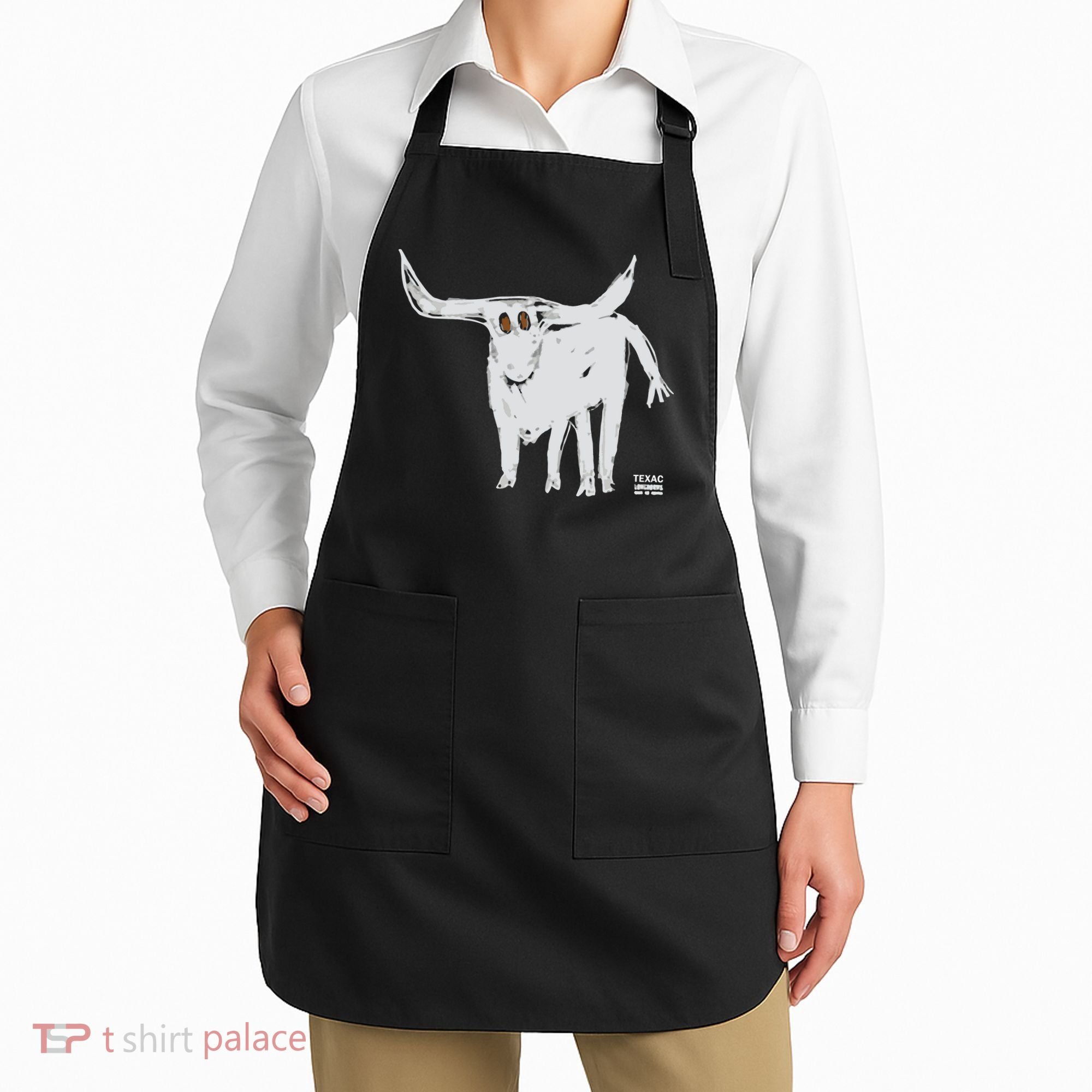 Texas Blue 84 For All The Horns Apron
