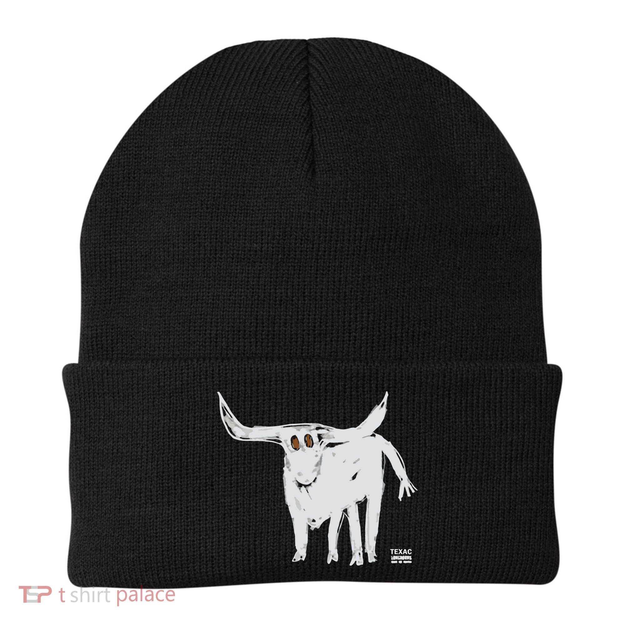 Texas Blue 84 For All The Horns Beanie