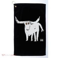 Texas Blue 84 For All The Horns Golf Towel thumb 0