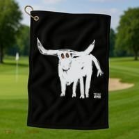 Texas Blue 84 For All The Horns Golf Towel thumb 1