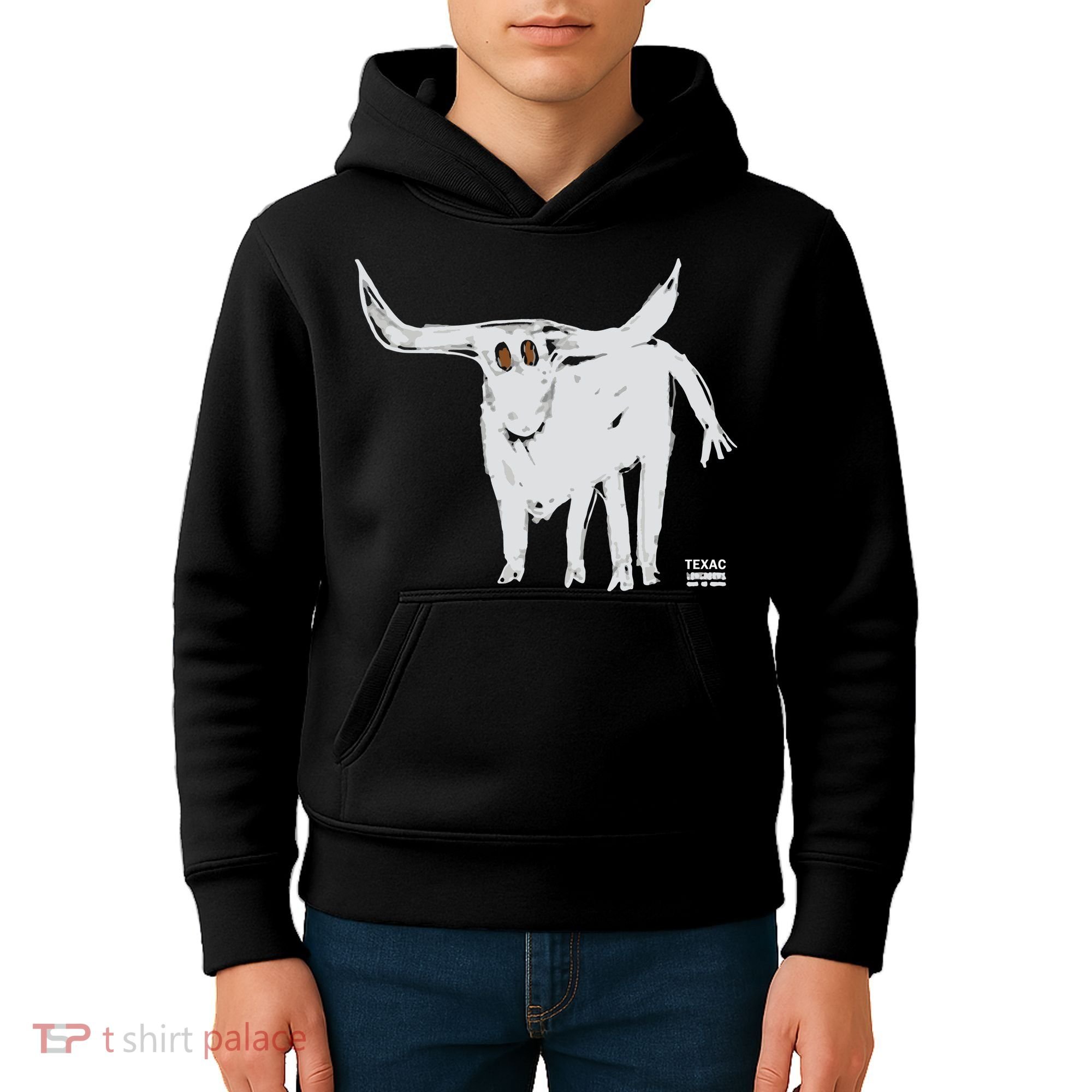 Texas Blue 84 For All The Horns Kids Hoodie