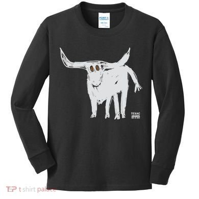 Texas Blue 84 For All The Horns Kids Long Sleeve Shirt