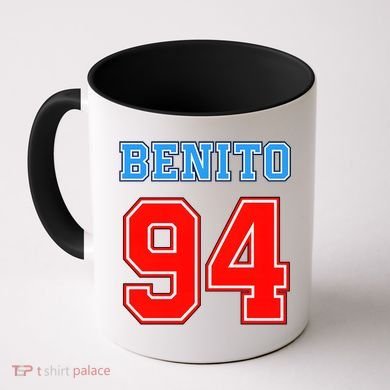 Team Benito 94 Jersey Number Coffee Mug
