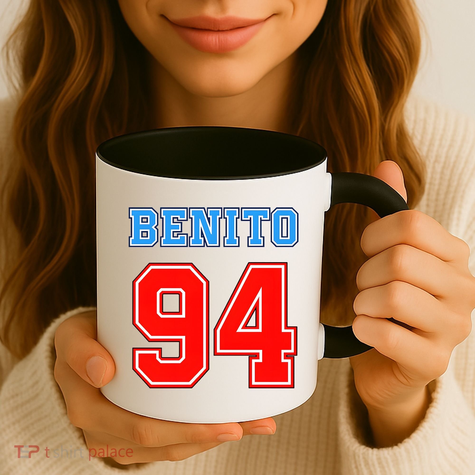 Team Benito 94 Jersey Number Coffee Mug
