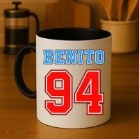 Team Benito 94 Jersey Number Coffee Mug thumb 4