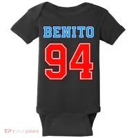 Team Benito 94 Jersey Number Baby Bodysuit thumb 0