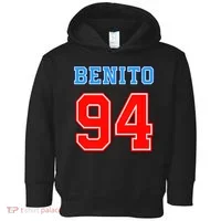 Team Benito 94 Jersey Number Toddler Hoodie thumb 0
