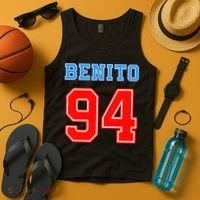 Team Benito 94 Jersey Number Tank Top thumb 4