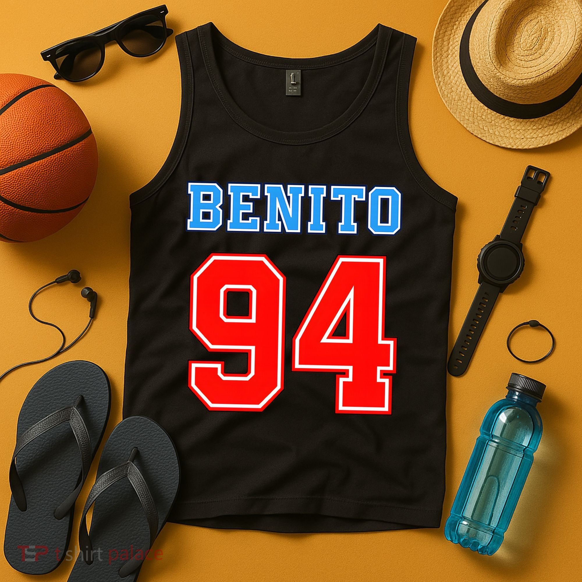 Team Benito 94 Jersey Number Tank Top