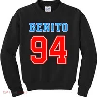 Team Benito 94 Jersey Number Kids Sweatshirt thumb 0