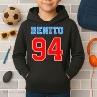 Team Benito 94 Jersey Number Kids Hoodie thumb 2