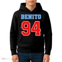 Team Benito 94 Jersey Number Kids Hoodie thumb 4