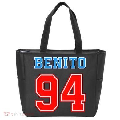 Team Benito 94 Jersey Number Tote Bag