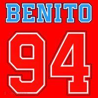 Team Benito 94 Jersey Number Santa Hat thumb 1