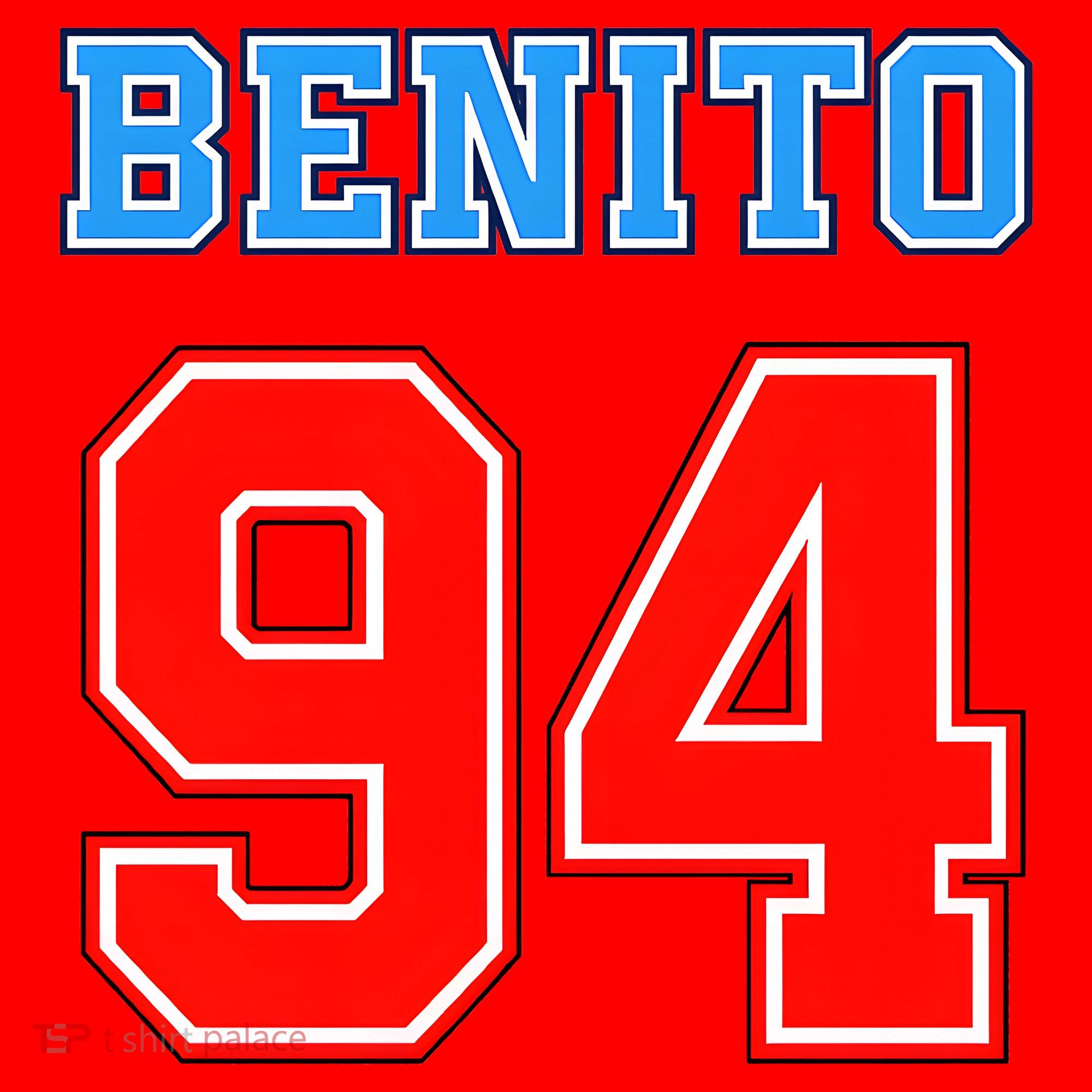 Team Benito 94 Jersey Number Santa Hat