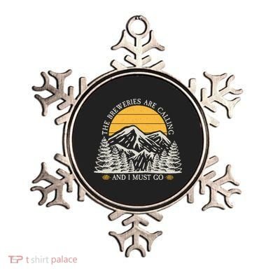 The Breweries Are Calling Funny Retro Vintage Brewery Ornament