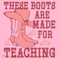 These Boots Are Made For Teaching Boho Western Teacher Coaster thumb 2