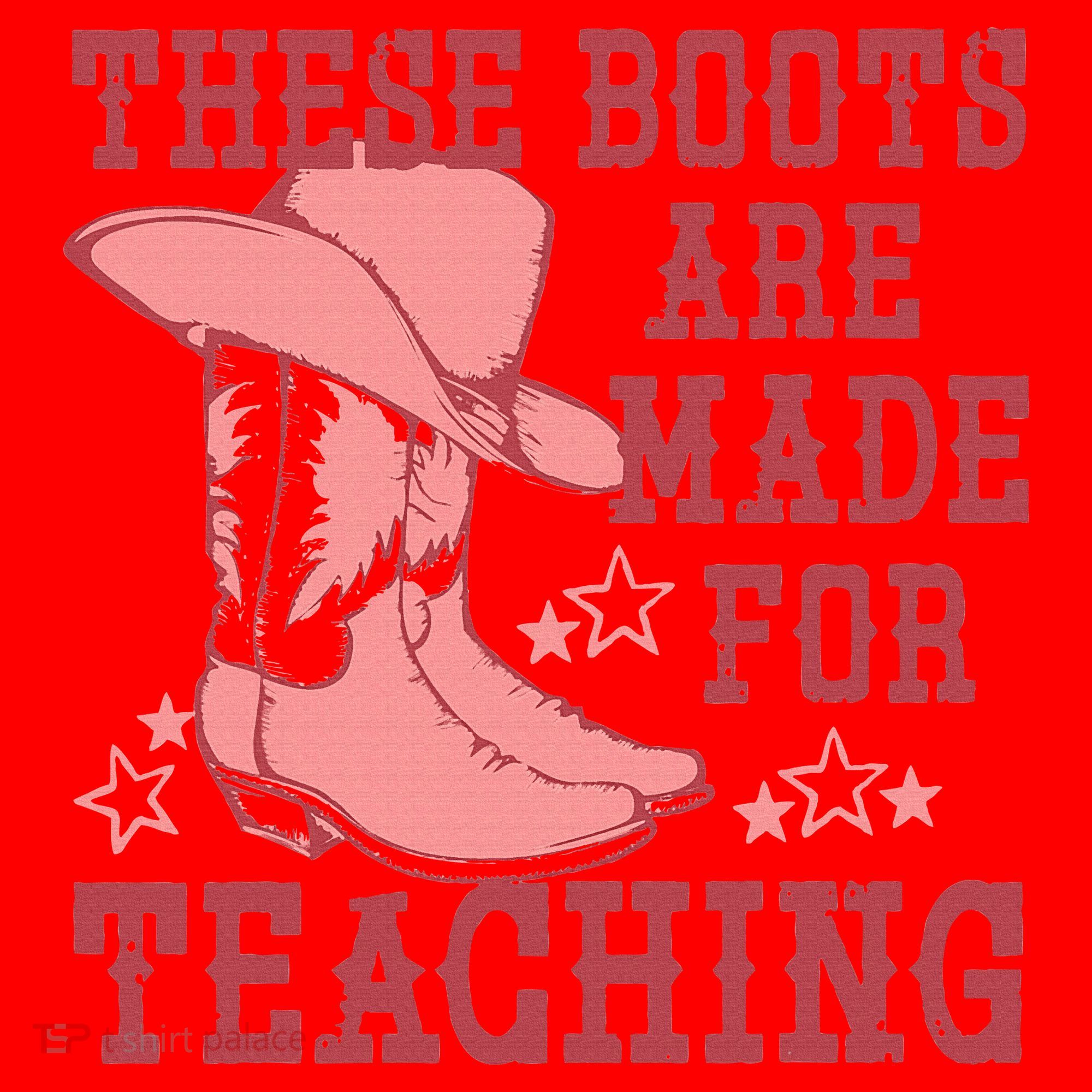 These Boots Are Made For Teaching Boho Western Teacher Santa Hat