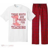 These Boots Are Made For Teaching Boho Western Teacher Pajama Set thumb 0