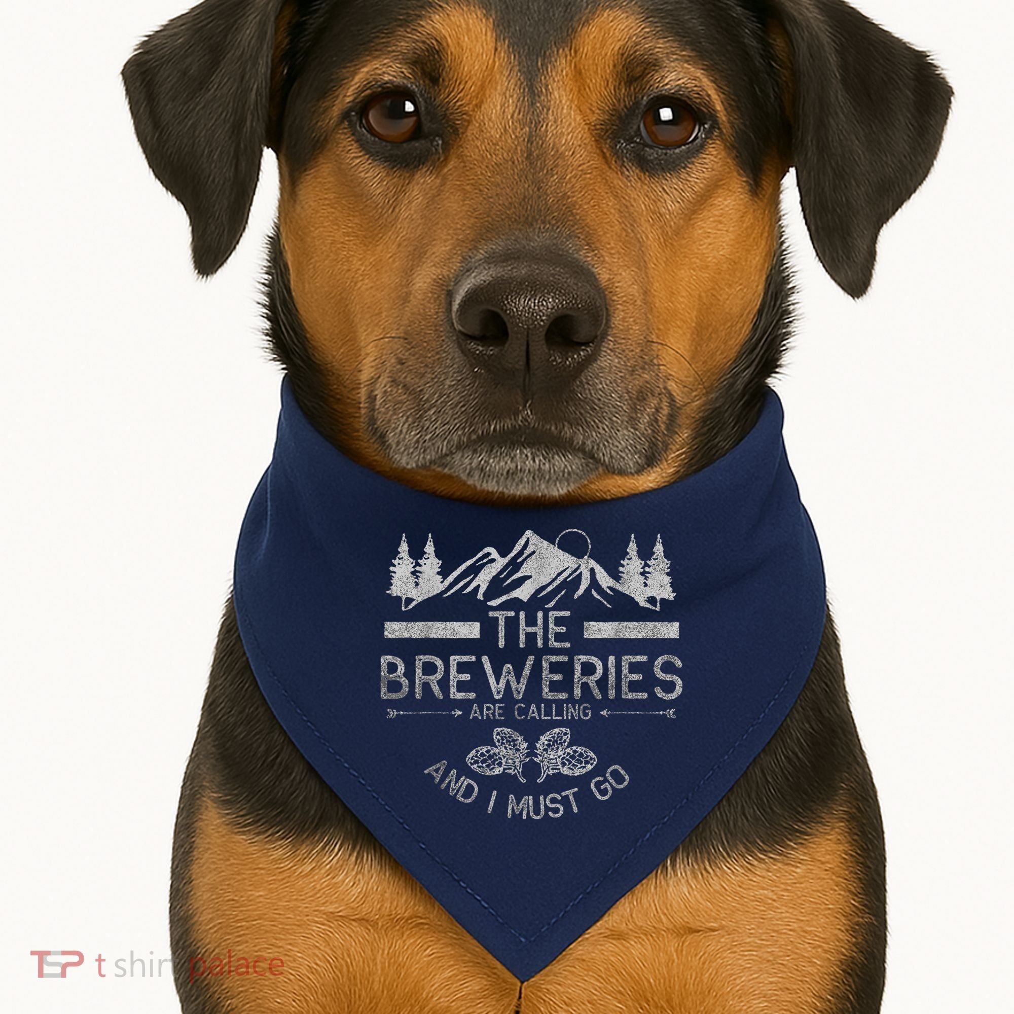 The Breweries Are Calling Craft Beer Gift Beer Lover USA-Made Doggie Bandana