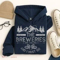The Breweries Are Calling Craft Beer Gift Beer Lover Hoodie thumb 4