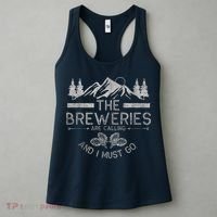 The Breweries Are Calling Craft Beer Gift Beer Lover Women's Tank Top thumb 3