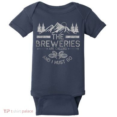 The Breweries Are Calling Craft Beer Gift Beer Lover Baby Bodysuit