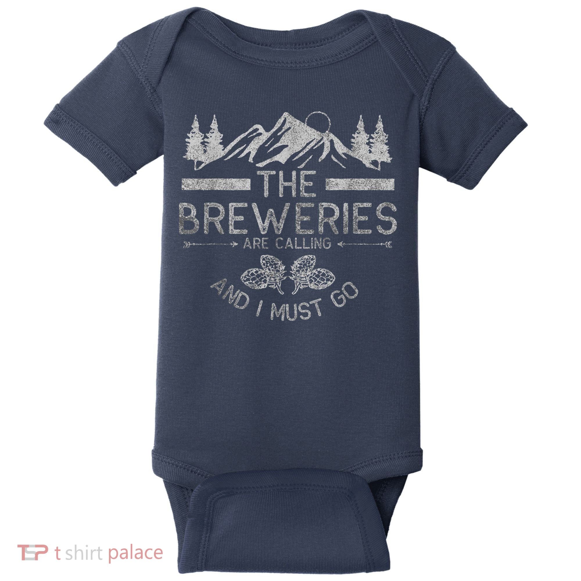 The Breweries Are Calling Craft Beer Gift Beer Lover Baby Bodysuit