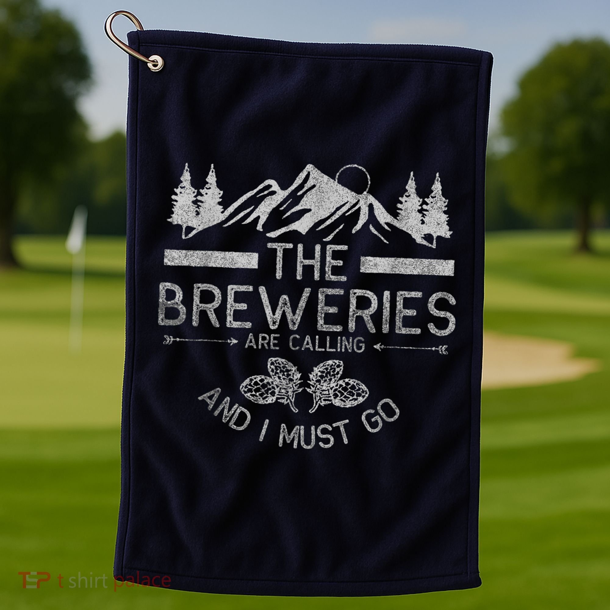 The Breweries Are Calling Craft Beer Gift Beer Lover Golf Towel