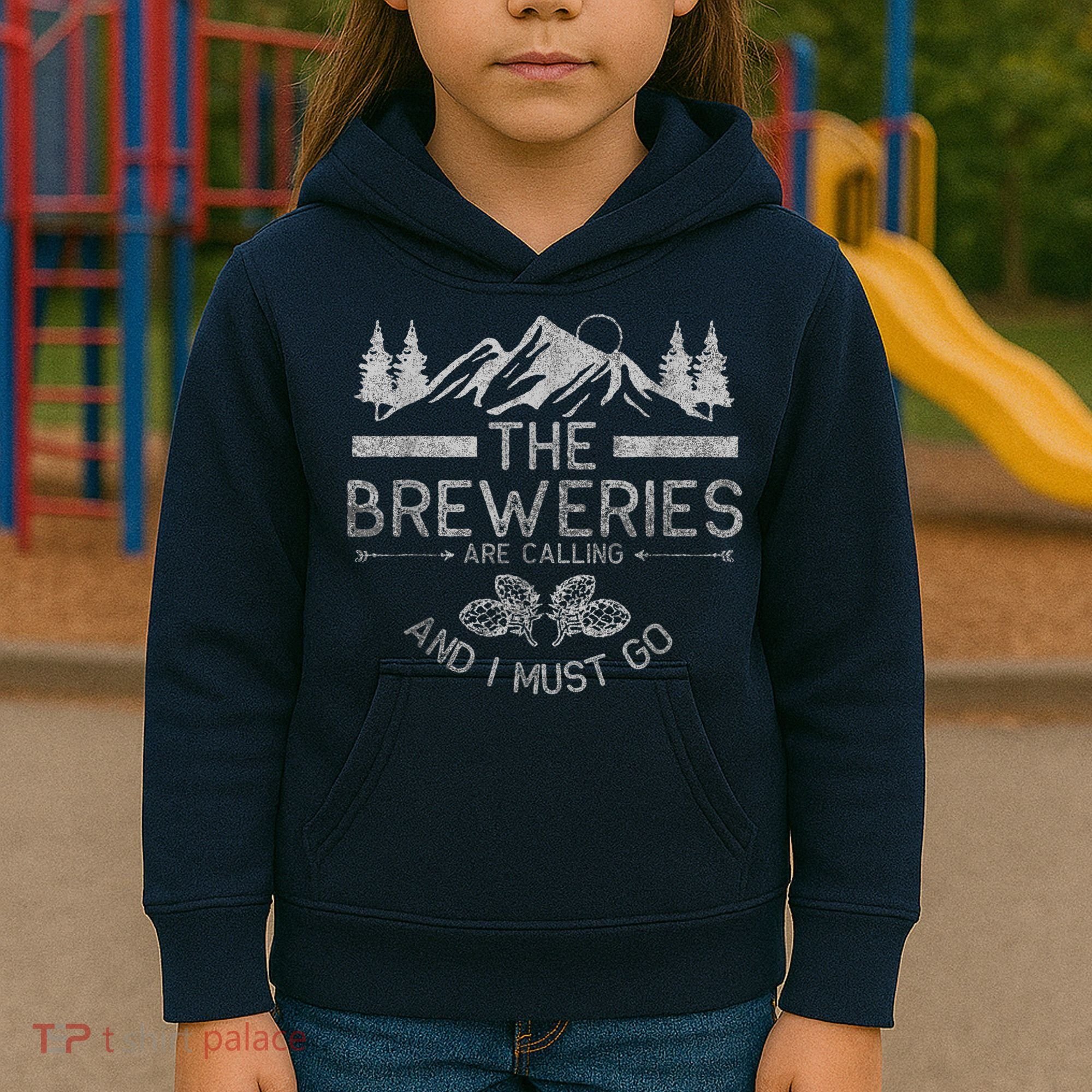 The Breweries Are Calling Craft Beer Gift Beer Lover Kids Hoodie