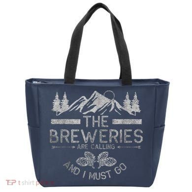 The Breweries Are Calling Craft Beer Gift Beer Lover Tote Bag