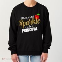To Be A School Principal Appreciation Principal Women's Sweatshirt thumb 0