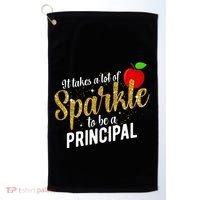 To Be A School Principal Appreciation Principal Golf Towel thumb 0