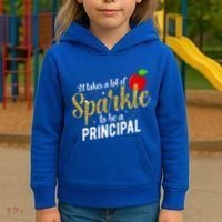 To Be A School Principal Appreciation Principal Kids Hoodie thumb 3