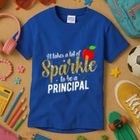 To Be A School Principal Appreciation Principal Kids T-Shirt thumb 3
