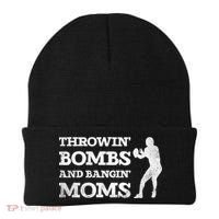 Throwing Bombs And Banging Moms Throwin Bombs Bangin Moms Beanie thumb 0