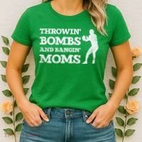 Throwing Bombs And Banging Moms Throwin Bombs Bangin Moms Women's T-Shirt thumb 2