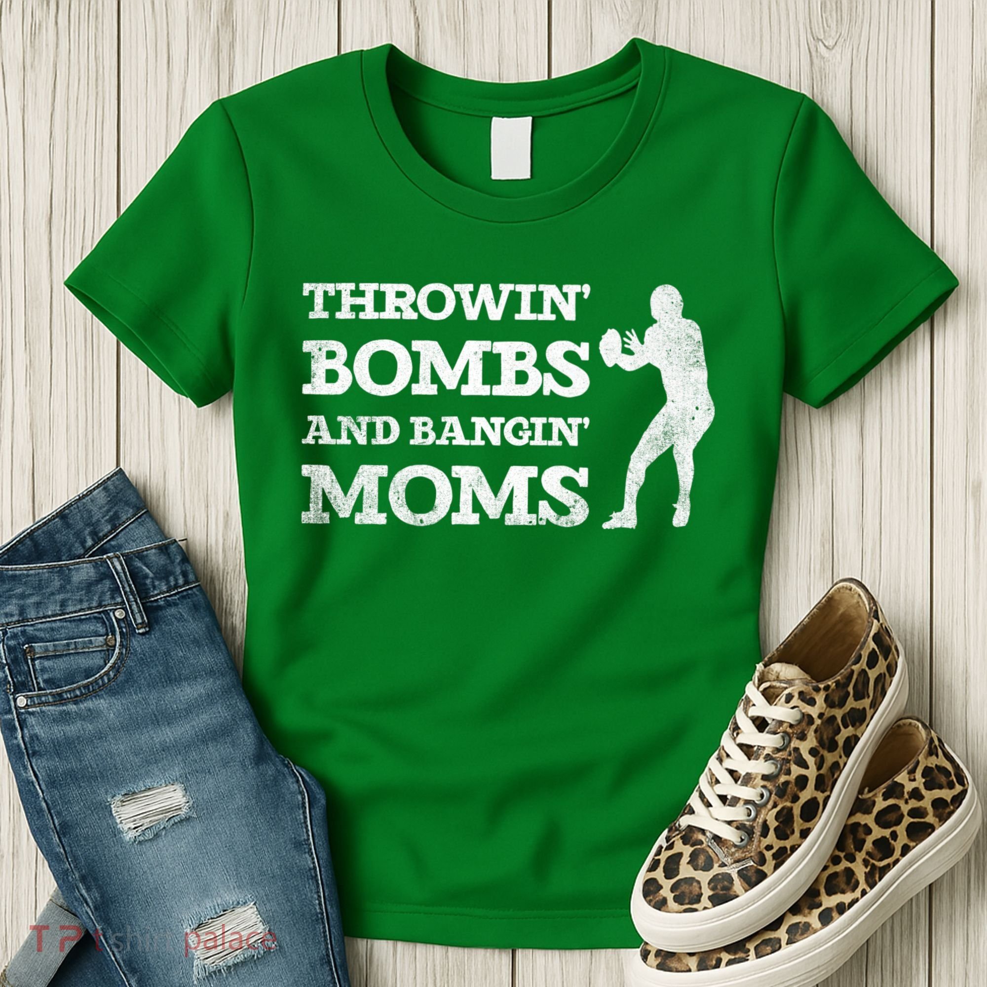 Throwing Bombs And Banging Moms Throwin Bombs Bangin Moms Women's T-Shirt