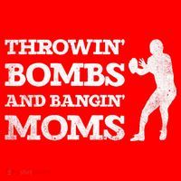 Throwing Bombs And Banging Moms Throwin Bombs Bangin Moms Santa Hat thumb 1