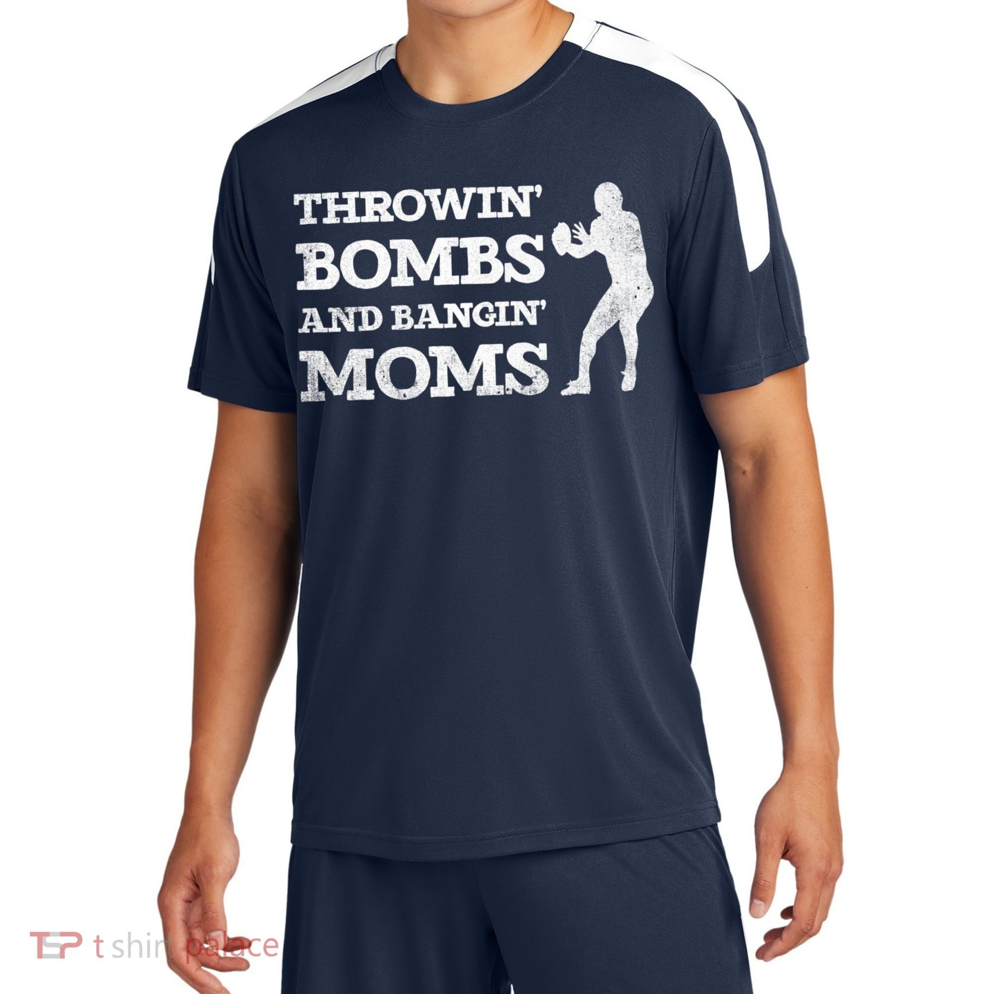Throwing Bombs And Banging Moms Throwin Bombs Bangin Moms Sport-Tek Competitor United Soccer Jersey