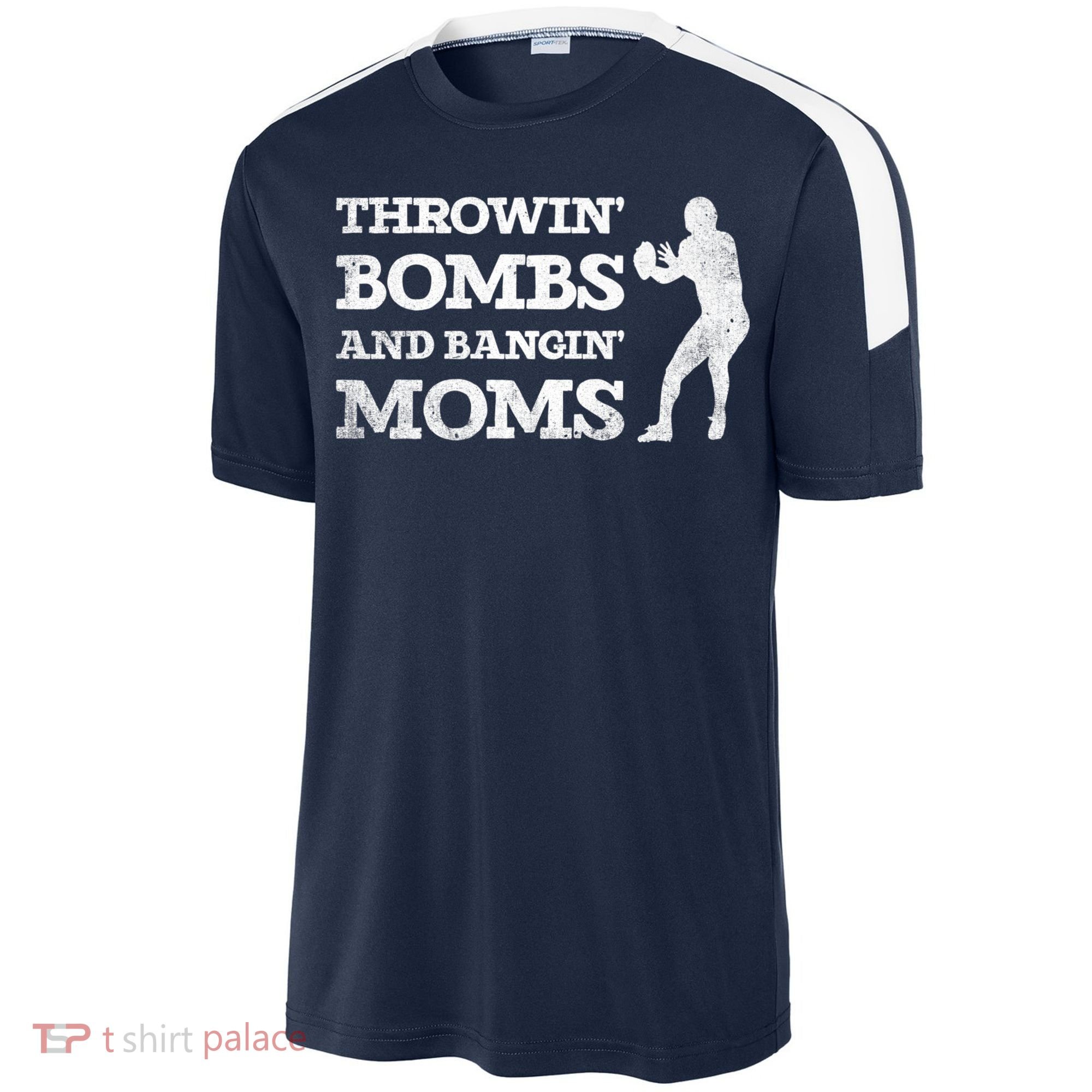 Throwing Bombs And Banging Moms Throwin Bombs Bangin Moms Sport-Tek Competitor United Soccer Jersey