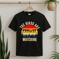 The Birds Are Watching Vintage Sunset T-Shirt thumb 2