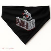 Tis But A Scratch Dj Knight Non Shall Drop The Beat USA-Made Doggie Bandana thumb 0
