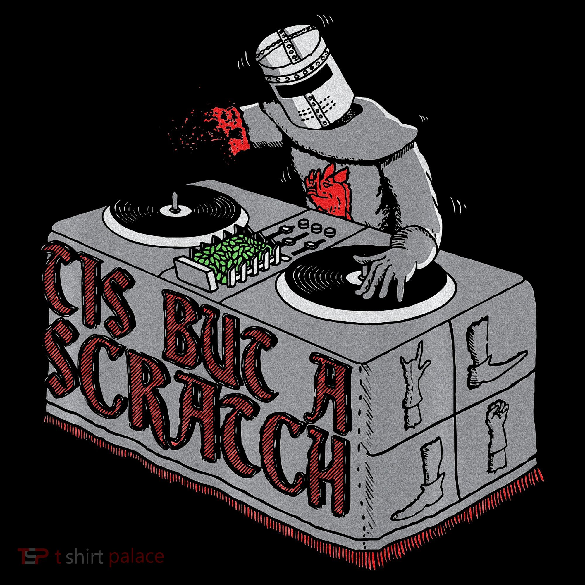 Tis But A Scratch Dj Knight Non Shall Drop The Beat Women's Hoodie