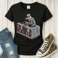 Tis But A Scratch Dj Knight Non Shall Drop The Beat Women's T-Shirt thumb 3