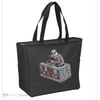 Tis But A Scratch Dj Knight Non Shall Drop The Beat Tote Bag thumb 2