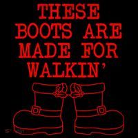 These Boots Are Made For Walkin Christmas Coffee Mug thumb 5